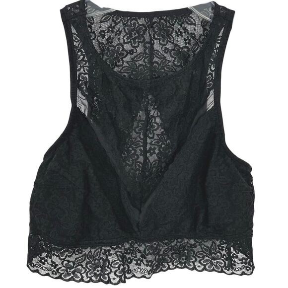 Aerie Other - Aerie Lace Bralette Racerback Black Large